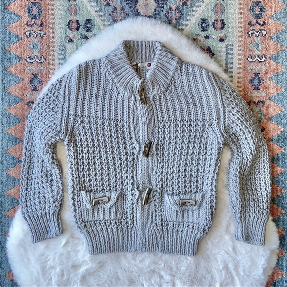 Monnalisa hitchhiker {high end kids clothing} toggle knit cardigan sweater boy 6 - Picture 1 of 15